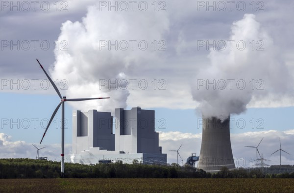 Grevenbroich, North Rhine-Westphalia, Germany, RWE Power AG Neurath power plant, lignite-fired