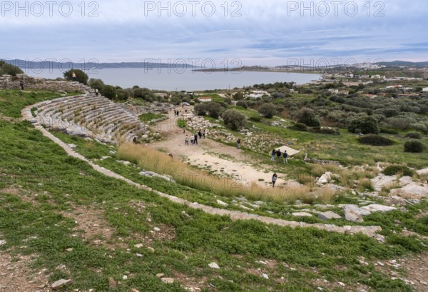 Ancient Theatre, Archaeological Site of Thorikos, Greece, Europe