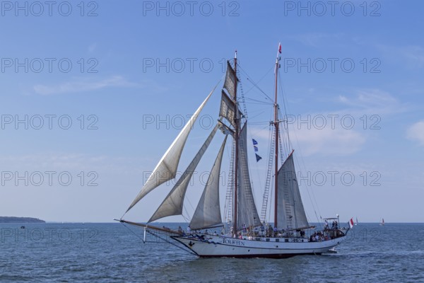 Sailing ship J. R. Tolkien, Baltic Sea, Hanse Sail, Warnemünde, Rostock, Mecklenburg-Western