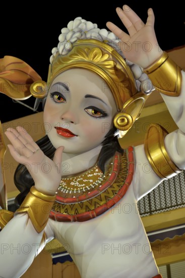 Falla character at the Fallas festival, Denia, Costa Blanca, Spain, Europe