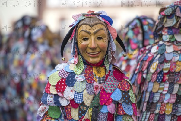 Spättlehansel in the carnival procession, Big Fasendumzug, Alemannic Fasnacht, Gengenbach,