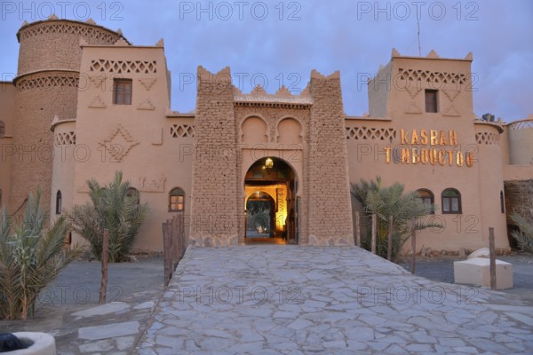 Kasbah Tombouctou Hotel, Merzouga, Meknès-Tafilalet region, Morocco, Africa