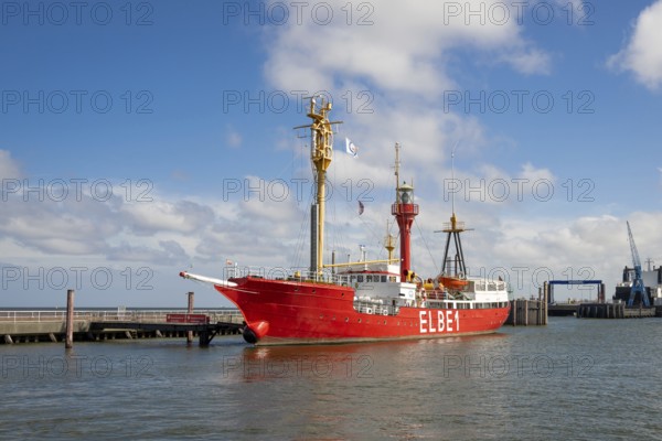 Lightship ELBE 1, Cuxhafen, Lower Saxony, Germany, Europe