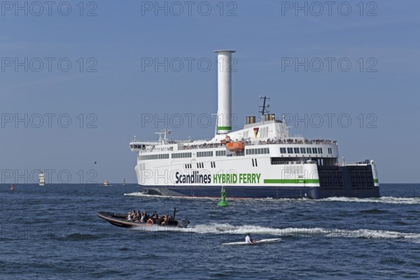 Scandlines Hybrid Ferry, Baltic Sea, Hanse Sail, Warnemünde, Rostock, Mecklenburg-Vorpommern,