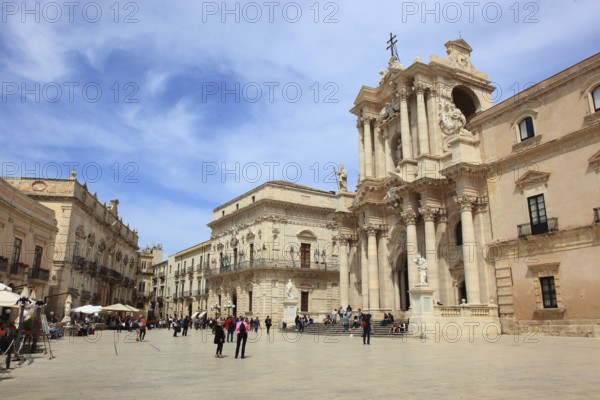 Ortygia or Ortigia is the historic centre of the city of Syracuse, Cathedral of Santa Maria delle