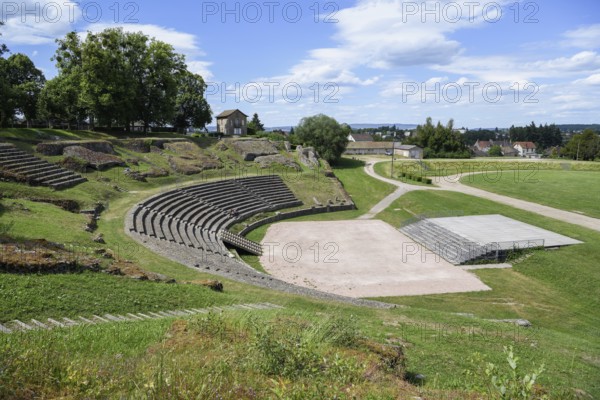 Roman amphitheatre, Autun, Département Saône-et-Loire, Region Bourgogne-Franche-Comté, Burgundy,
