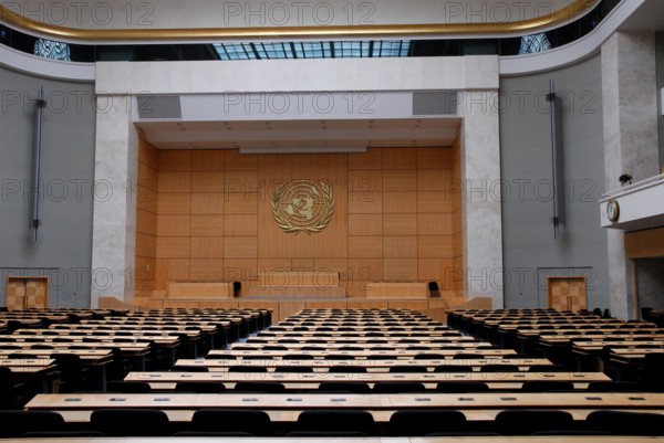 UNO, UN, League of Nations Hall, Assembly Hall, Palais des Nations, United Nations, Geneva, Canton