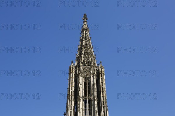 Ulm Cathedral, west tower, Cathedral of Our Lady in Ulm, Gothic architectural style, sacred