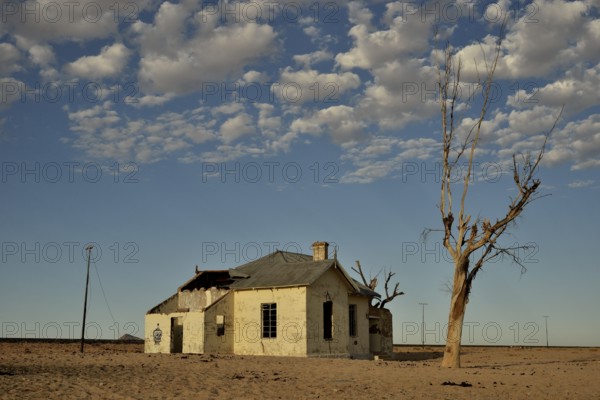 Old German railway station of Garub, Aus, Karas Region, Namibia, Africa