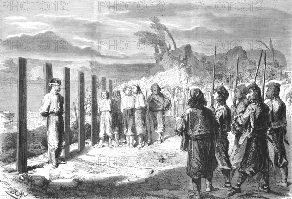 Execution of the assassins of Prince Michael III Mihailo Obrenovic, Serbian Prince, murdered 10