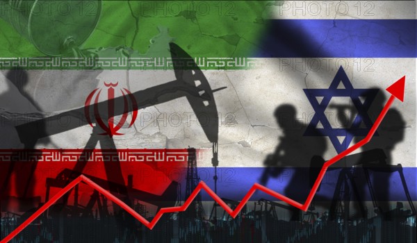 Increase in gasoline prices due to the Israel vs Iran war. Increase in the price of oil due to the