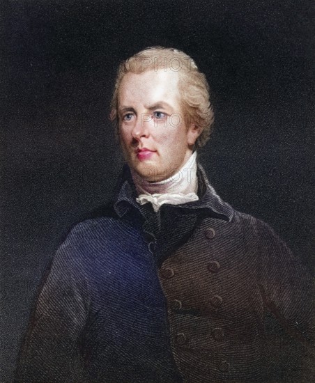 William Pitt the Younger 1759-1806, British Prime Minister, 1783-1801 and 1804-1806, from the book