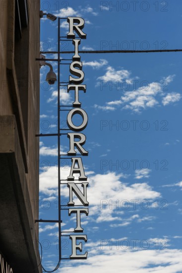 Illuminated sign Ristorante, Restaurant, Vintage, old, Gastronomy, Italian