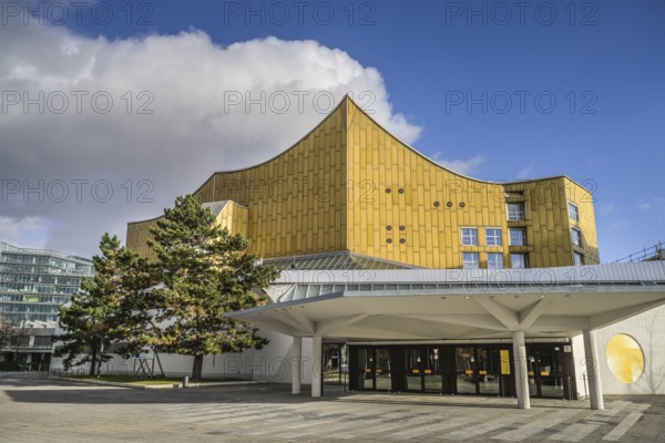 Philharmonie, Kulturforum, Tiergarten, Mitte, Berlin, Germany, Europe