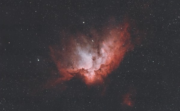 NGC7380, wizard nebula, Sh2-142, magic nebula in the constellation Cepheus