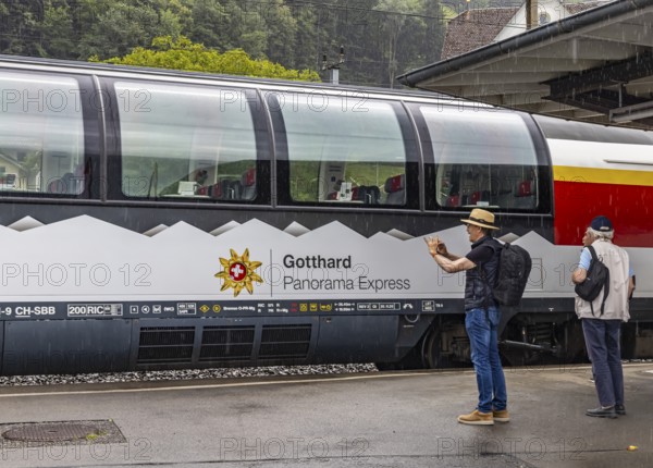 Gotthard Panorama Express, tourist train of the Swiss Federal Railways on the Gotthard railway.