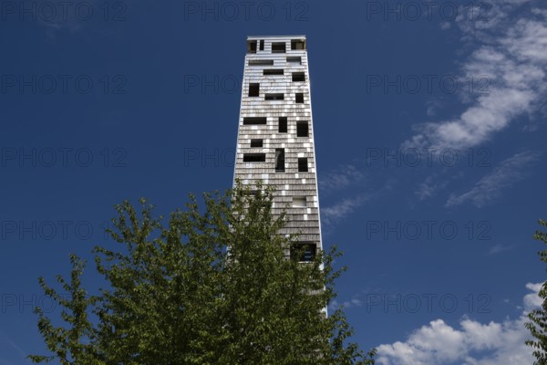 Himmelsstürmer observation tower, landmark, sky garden, Schwäbisch Gmünd, Baden-Württemberg,