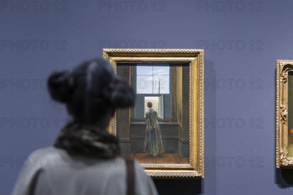 Anniversary exhibition on Caspar David Friedrich at the Albertinum. The painting Woman at the