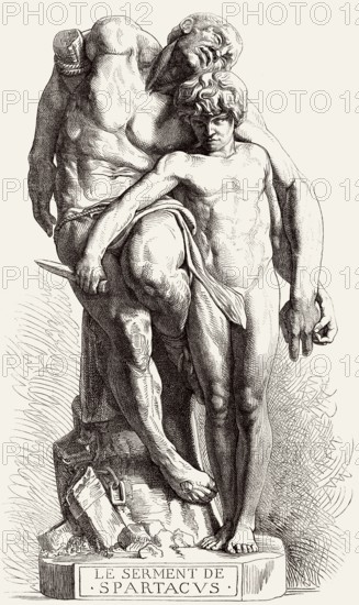 The Oath of Spartacus, Louis-Ernest Barrias, Jardin des Tuileries, Paris, France, Europe