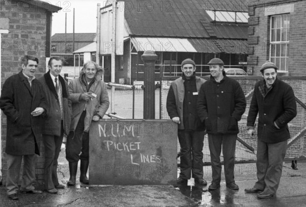 The Strike Action of the Miners' Strike and Their Everyday Life from 11-15 February 1974 in