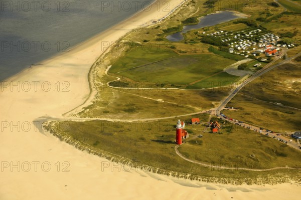 Lighthouse, De Cocksdorp, Texel Island, North Holland, Netherlands