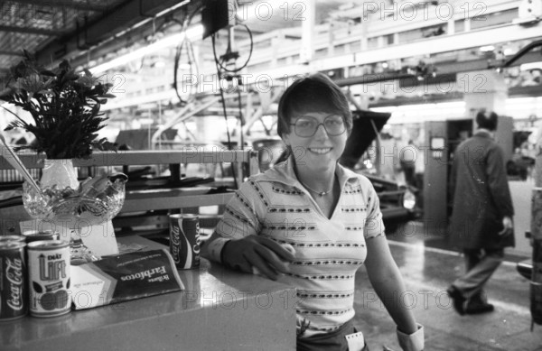 Production of the Golf at the VW plant on 10. 05. 1979 in Wolfsburg, Germany, Europe