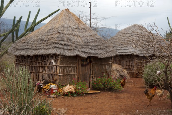 Round Hut, Lavusima, Swaziland, Africa
