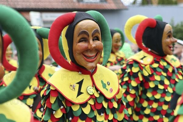Large Swabian-Alemannic carnival parade