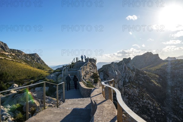Viewpoint Mirador Es Colomer, Cap Formentor peninsula, Serra de Tramuntana, Majorca, Balearic