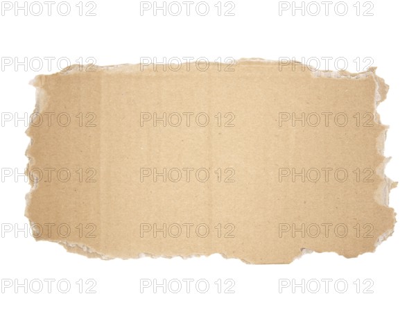 Frayed cardboard sign
