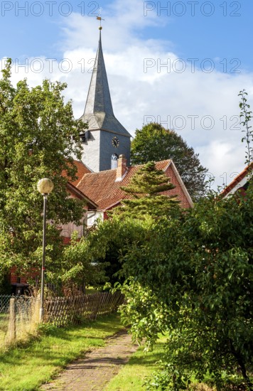 St. Andrew's Church in Geversdorf (district of Cadenberge) on the Oste, Deutsche Fährstraße,