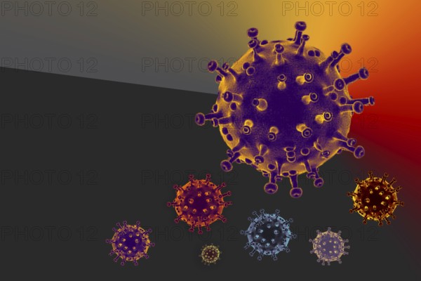 Coronavirus disease COVID-19 outbreak background. Stop spreading Corona virus global