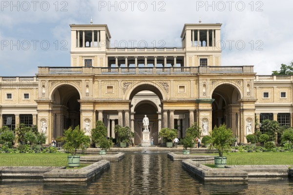 Orangerie building of the renaissance castle Sanssouci in Potsdam on sunny day in summer