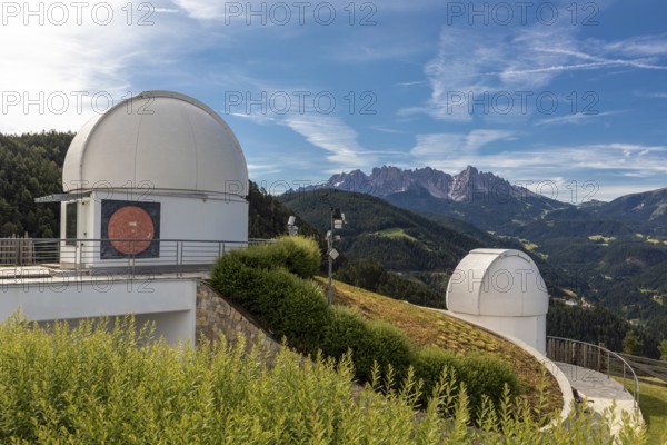 Observatory near Steinegg, South Tyrol in front of the Latemar