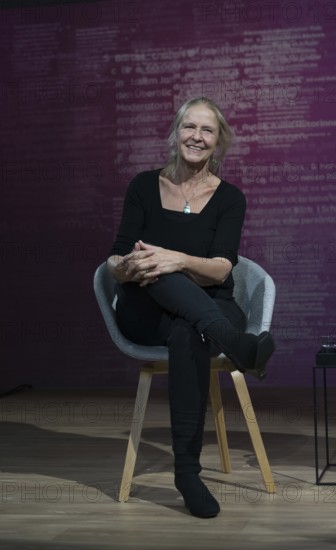 FRANKFURT AM MAIN, Germany, October 21 2023: Cornelia Funke (*1958, German author) at the 75th