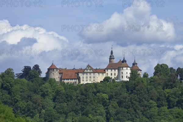 Langenburg Castle, Langenburg an der Jagst, Jagsttal, Schwäbisch Hall, Hohenlohe,