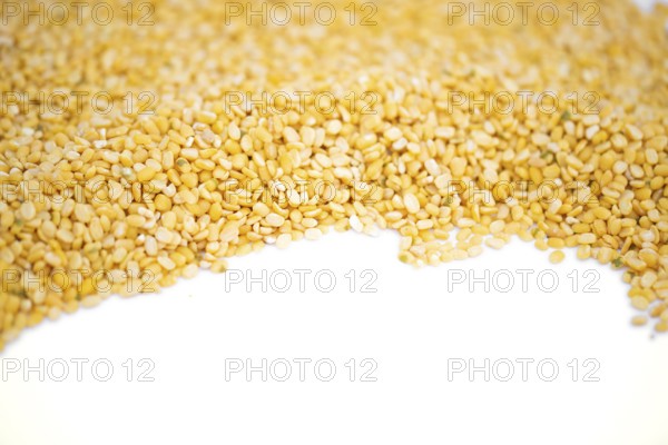 The pile of Gram pulses, Split Chickpeas, and Lentil Pulses