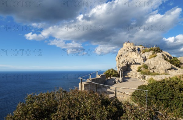 Viewpoint Mirador Es Colomer, Cap Formentor peninsula, Serra de Tramuntana, Majorca, Balearic