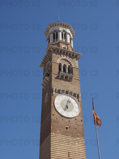 Piazza delle Erbe in Verona, Italy, Europe
