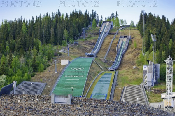 Lysgards Ski Jump, Lillehammer Olympic Park, Lillehammer, Oppland Province, Norway, ski jumping