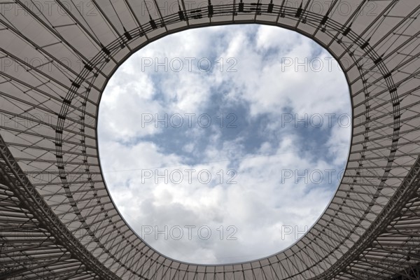 View from the roof of San Mames, football stadium, home of the Athletic Club Bilbao, Basque