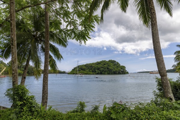 Small island, Snake Island, Lami Bay, Suva, Viti Levu Island, Fiji, South Pacific, Oceania