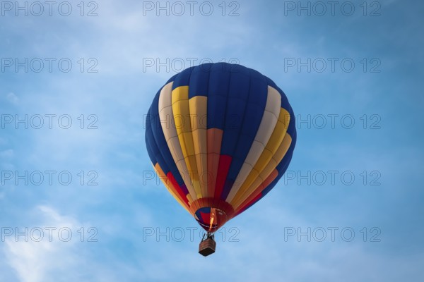 Colorful balloon in the blue sky