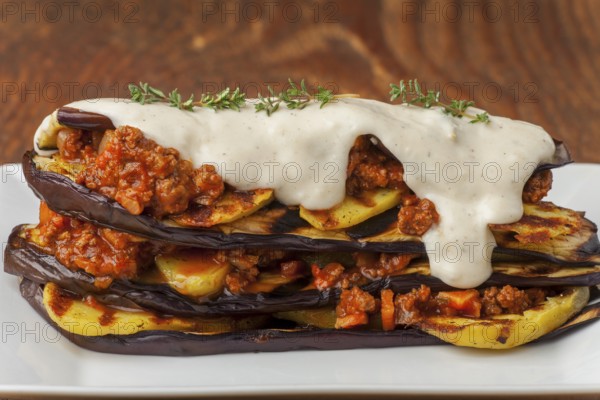 Greek moussaka dish