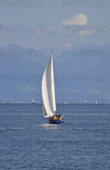 Sailing ship on Lake Constance
