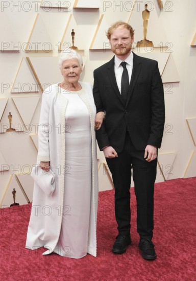 Judi Dench and Sam Williams at the 94th Annual Academy Awards held at the Dolby Theatre in Los