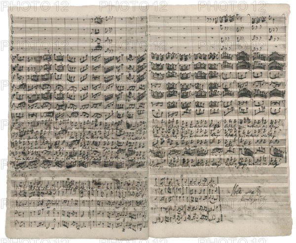 Johann Sebastian Bach's autograph of the Christmas Oratorio, Weihnachtsoratorium, BWV 248