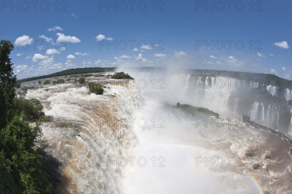 Iguacu Falls, Iguazu Falls, Iguacu Falls, View from Brazilian side, Misiones Province, Argentina,