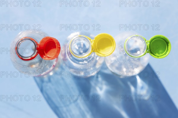 Single-use plastic caps also called SUP or tethered caps