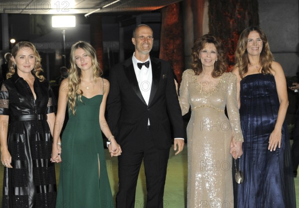Eduardo Ponti, Sophia Loren, Roberta Armani and Sasha Alexander at the Academy Museum of Motion